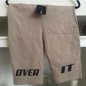 Over it biker shorts